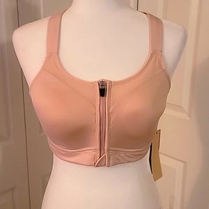 ☆ Calia by Carrie Underwood ☆ NWT Peach Whip Zip Front Bra 36C